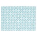 Linen & More Crossed Circles Placemat nile blauw 35x50cm