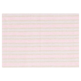 Linen & More New Linen Stripe Placemat blush 35x50cm