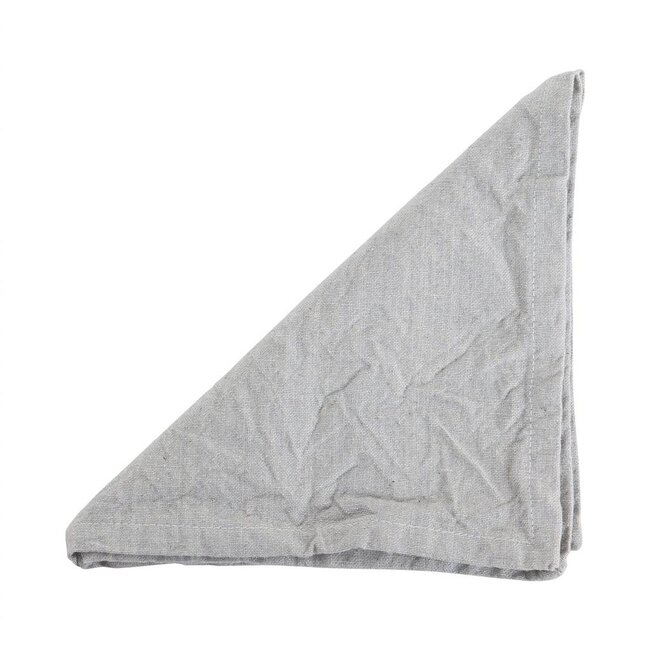 Linen & More Suzy Keukenset zilver grijs 33x45cm (set of 8)