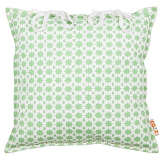 Linen & More Amber kussen groen 50x50cm