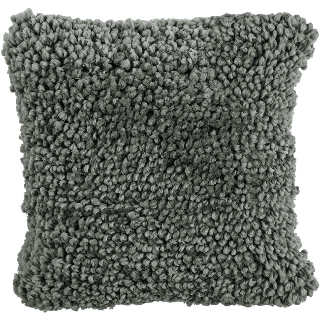 Linen & More Oscar kussen groen 50x50cm