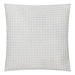 Linen & More Stonewash Dobby Knit kussen zilver 45x45cm