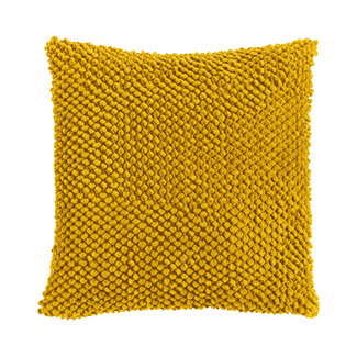 Linen & More Jumbo Dots kussen geel 45x45cm