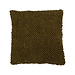 Linen & More Jumbo Dots kussen khaki 45x45cm