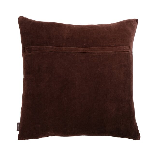 Linen & More Maha kussen bruin 45x45cm