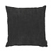Linen & More Duke Velvet Rib kussen donkergrijs 45x45cm