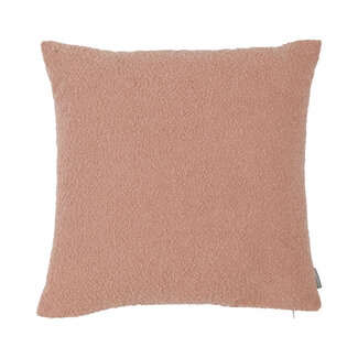 Linen & More King Bouclé kussen roze 45x45cm