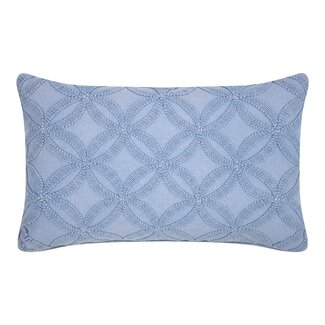 Linen & More Annika Kussen stonewash blauw 40x60cm