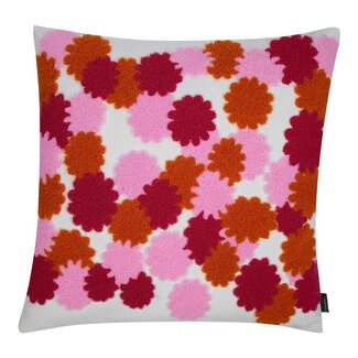 Linen & More Miley Kussen roze oranje 45x45cm