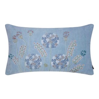 Linen & More Allium Kussen blauw 30x50cm