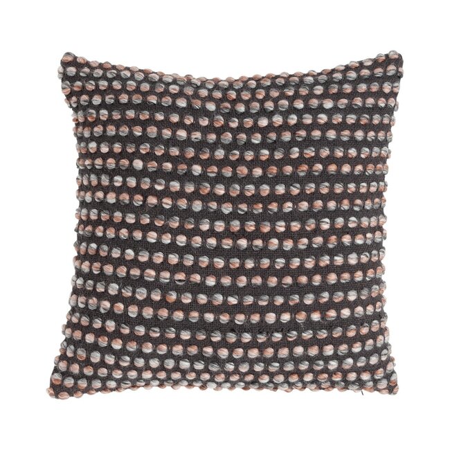 Linen & More Tye&Dye Bubbles kussen grijs 45x45cm