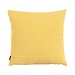 Linen & More Uneven Stitching kussen geel 45x45cm