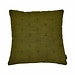 Linen & More Kantha Slub kussen groen 45x45cm