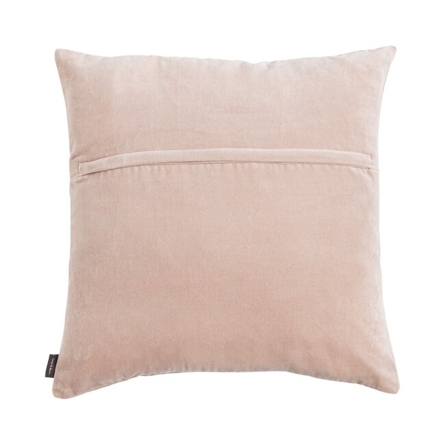 Linen & More Dots On Velvet kussen roze 45x45cm