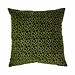 Linen & More Leopard kussen groen 45x45cm