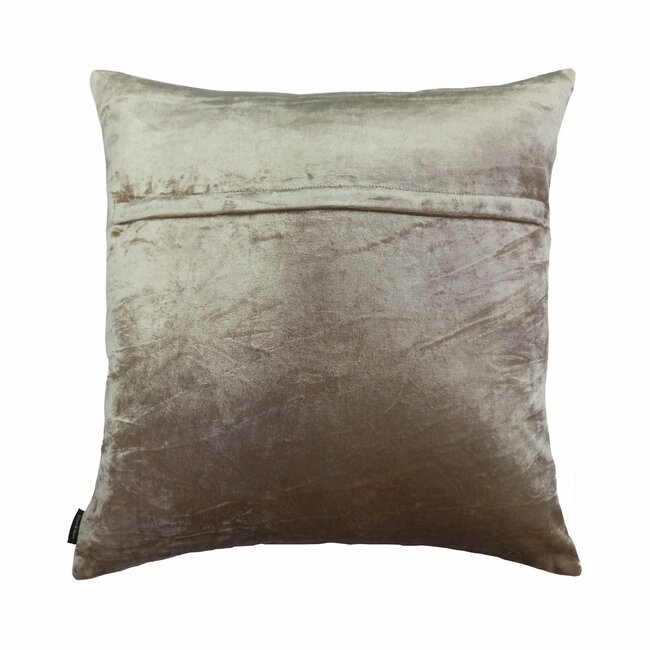 Linen & More Foil Triangle kussen beige 45x45cm