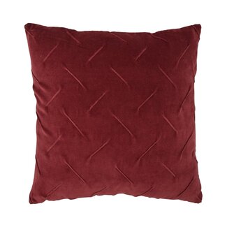 Linen & More Maha kussen bordeaux 45x45cm