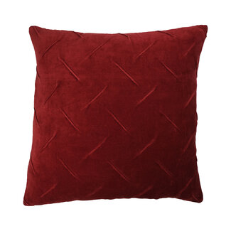 Linen & More Maha kussen rood 45x45cm