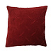 Linen & More Maha kussen rood 45x45cm