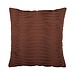Linen & More Pleated  kussen bruin 45x45cm
