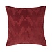 Linen & More Twisted Brooklyn kussen bordeaux 45x45cm