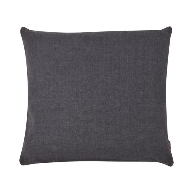 Linen & More Solid Canvas kussen blauw 45x45cm