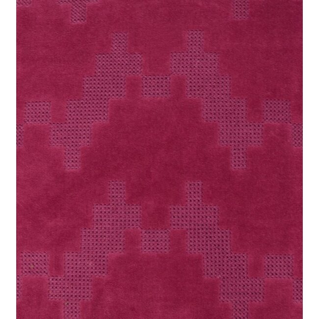 Linen & More Twisted Brooklyn kussen magenta 45x45cm