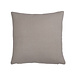 Linen & More Solid Canvas kussen cream 45x45cm