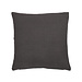 Linen & More Solid Canvas kussen grijs 45x45cm