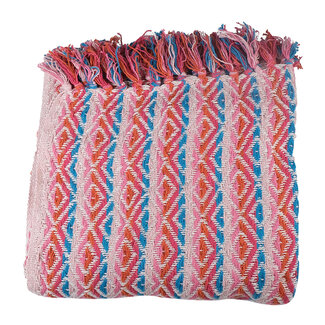 Linen & More Maggy plaid multicolor 130x170cm