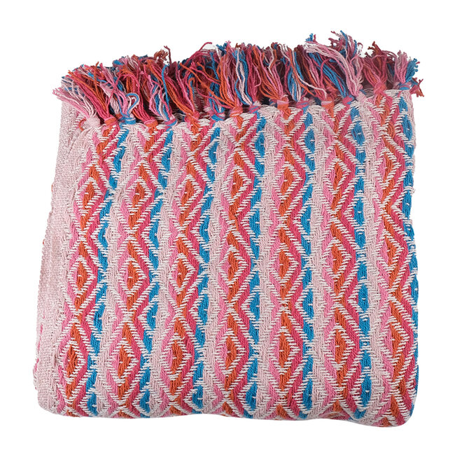 Linen & More Maggy plaid multicolor 130x170cm