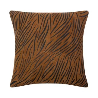 Mars & More Kussen Geitensuède zebra bruin 45x45cm (Capra Aegagrus Hircus)