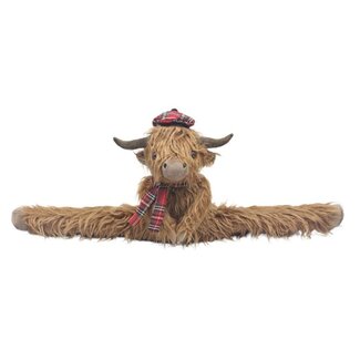 Dream-Living Tochtrol Schotse Hooglander Tartan rood– Lichtbruin 86 cm