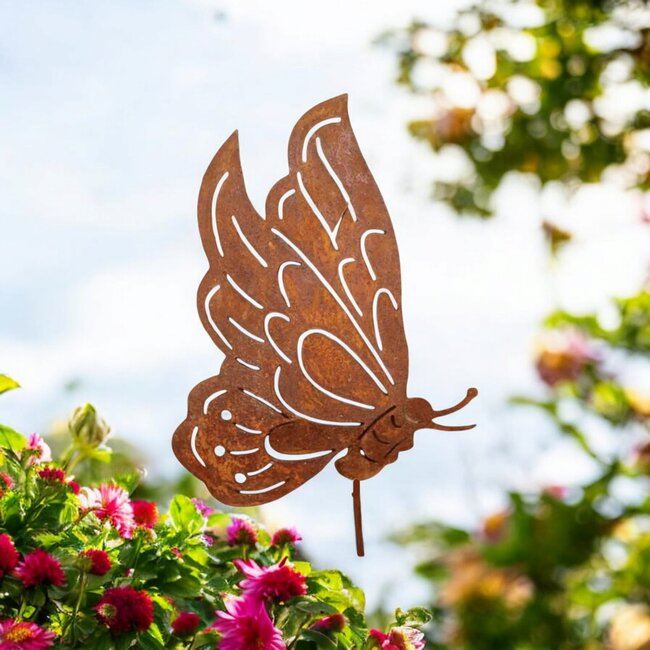 Dream-Garden 25 sets Tuinstekers roest vlinder set van 2