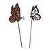 Dream-Garden 25 sets Tuinstekers roest vlinder set van 2