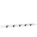 J-Line Kapstok Ski 5 Haken Hout Wit