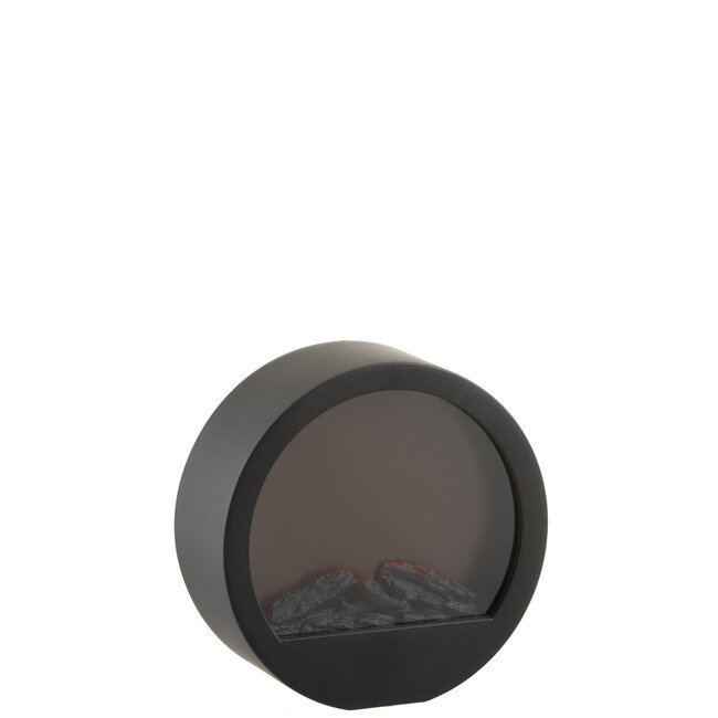 J-Line Hearth Led Rond Zwart