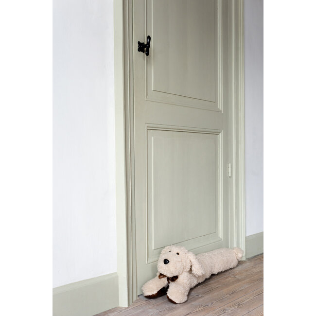 J-Line Tochtstrip voor honden van polyester, lichtbeige