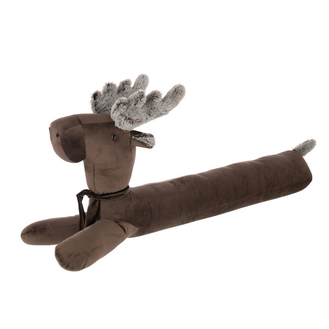 J-Line Tochtstrip Rendier Polyester Bruin