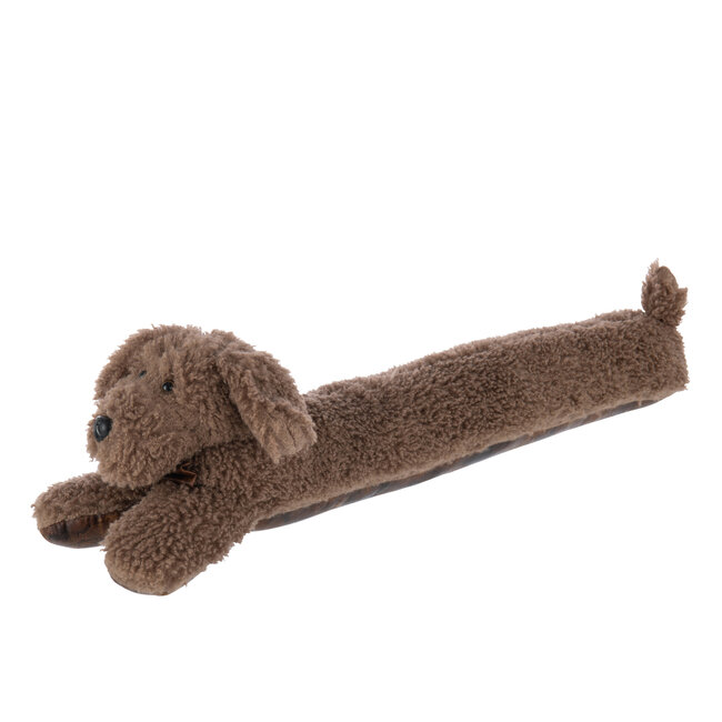 J-Line Tochtstrip Hond Polyester Bruin