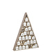J-Line Tree + House Adventskalender Multiplex Wit/Natuurlijk