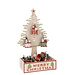 J-Line Boom + Hangers + Opberg Multiplex Natuurlijk/Kerstrood