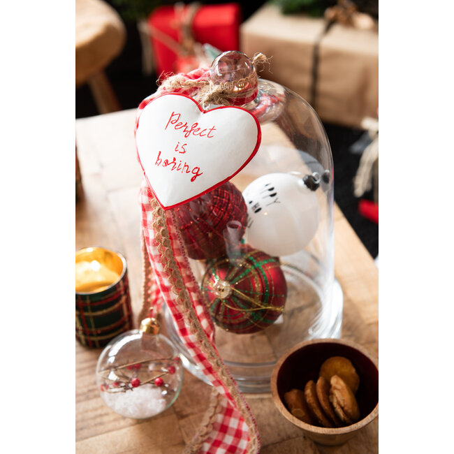 J-Line Tree + House Adventskalender Multiplex Wit/Natuurlijk