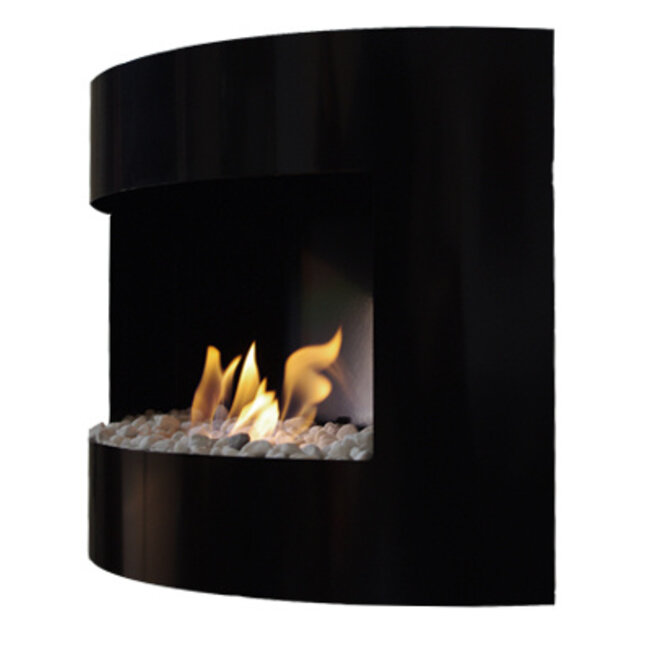 Avantius Bio-ethanol sfeerhaard Bonn mat zwart met regelbare brander