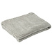 J-Line Deken Chenille Polyester Grijs