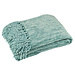 J-Line Deken Chenille Polyester Turquoise