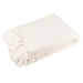 J-Line Deken Chenille Polyester Wit