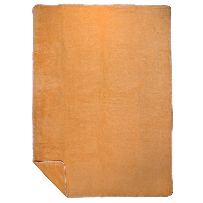 Mars & More plaid uni geel 150x200cm