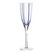 Mars & More Champagneglass Blue Stripe h25 d7,5