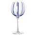 Mars & More Wineglass Blue Stripe h21 d9,5